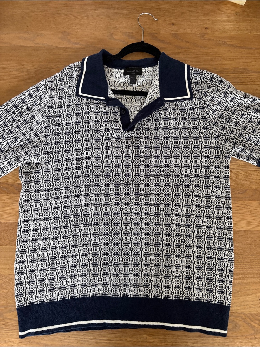 Short sleeve men’s knit top